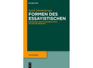 9783110715965 - Formen des Essayistischen - Sarah Scheibenberger Gebunden