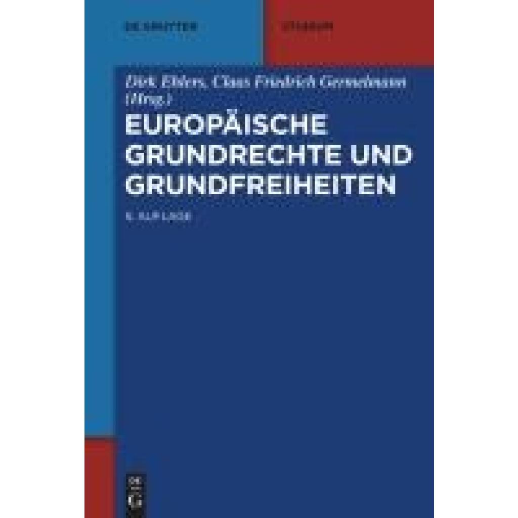 9783110716733 - Europäische Grundrechte und Grundfreiheiten