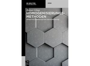 9783110719482 - De Gruyter STEM   Homogenisierungsmethoden - Rainer Glüge Kartoniert (TB)