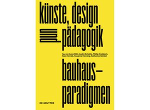 9783110726961 - bauhaus-paradigmen Gebunden