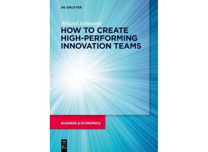 9783110737110 - How to create high-performing innovation teams - Mikael Johnsson Kartoniert (TB)