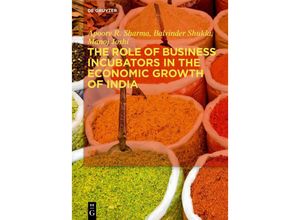 9783110754674 - The Role of Business Incubators in the Economic Growth of India - Apoorv R Sharma Balvinder Shukla Manoj Joshi Kartoniert (TB)