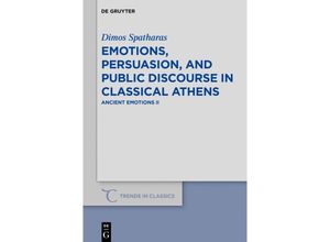 9783110763324 - Emotions persuasion and public discourse in classical Athens - Dimos Spatharas Kartoniert (TB)