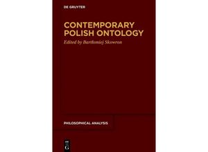 9783110763713 - Contemporary Polish Ontology Kartoniert (TB)