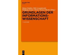 9783110768954 - Grundlagen der Informationswissenschaft Gebunden