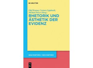 9783110776782 - Rhetorik und Ästhetik der Evidenz Kartoniert (TB)