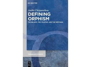 9783110778090 - Defining Orphism - Anthi Chrysanthou Kartoniert (TB)