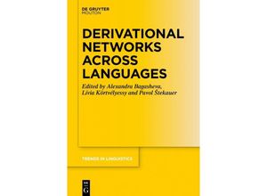 9783110778144 - Derivational Networks Across Languages Kartoniert (TB)