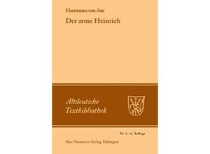 9783110982015 - Der arme Heinrich - Hartmann von Aue Kartoniert (TB)