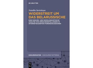 9783110995114 - Widerstreit um das Belarussische - Natallia Savitskaya Kartoniert (TB)