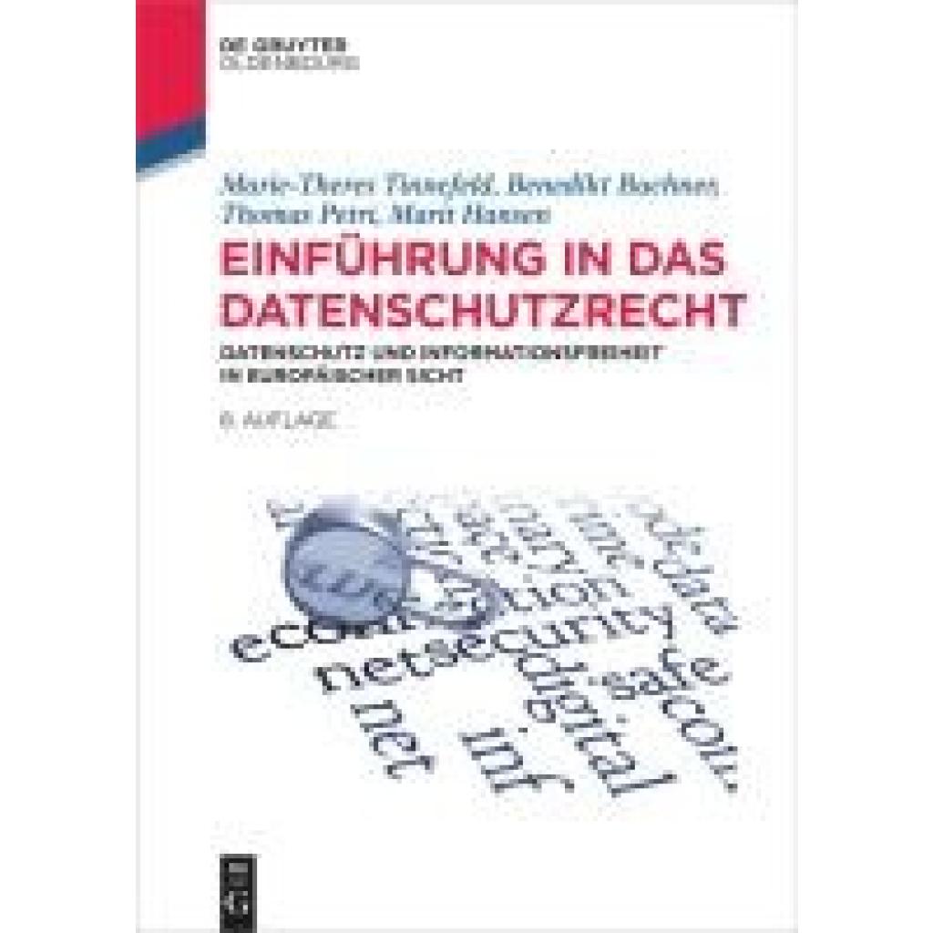 9783111018300 - Tinnefeld Marie-Theres Einführung in das Datenschutzrecht