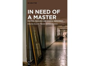 9783111104614 - In Need of a Master Kartoniert (TB)