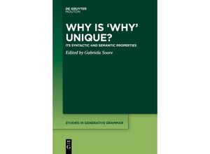 9783111258706 - Why is Why Unique? Kartoniert (TB)