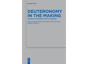 9783111263540 - Deuteronomy in the Making Kartoniert (TB)