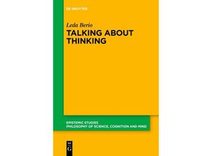 9783111277066 - Talking About Thinking - Leda Berio Kartoniert (TB)