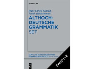 9783111321875 - [Set Althochdeutsche Grammatik I + II] - Frank Heidermanns Hans Ulrich Schmid Kartoniert (TB)