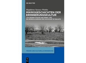 9783111353111 - Mikrogeschichten der Erinnerungskultur - Magdalena Saryusz-Wolska Kartoniert (TB)