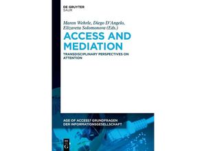 9783111353135 - Access and Mediation Kartoniert (TB)