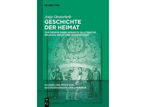9783111356495 - Geschichte der Heimat - Anja Oesterhelt Kartoniert (TB)