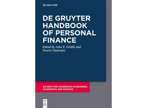 9783111356747 - Handbooks in Business Economics and Finance   Handbook of Personal Finance Kartoniert (TB)