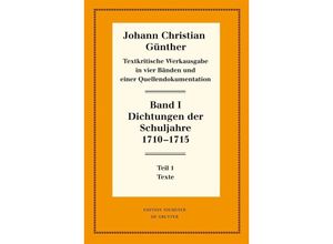 9783111358703 - Neudrucke deutscher Literaturwerke N F   69 70   Dichtungen der Schuljahre 1710-1715 Kartoniert (TB)