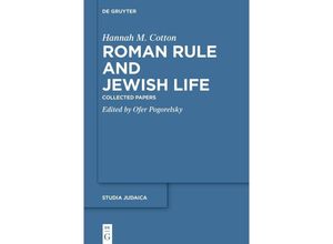 9783111518534 - Roman Rule and Jewish Life - Hannah M Cotton Kartoniert (TB)