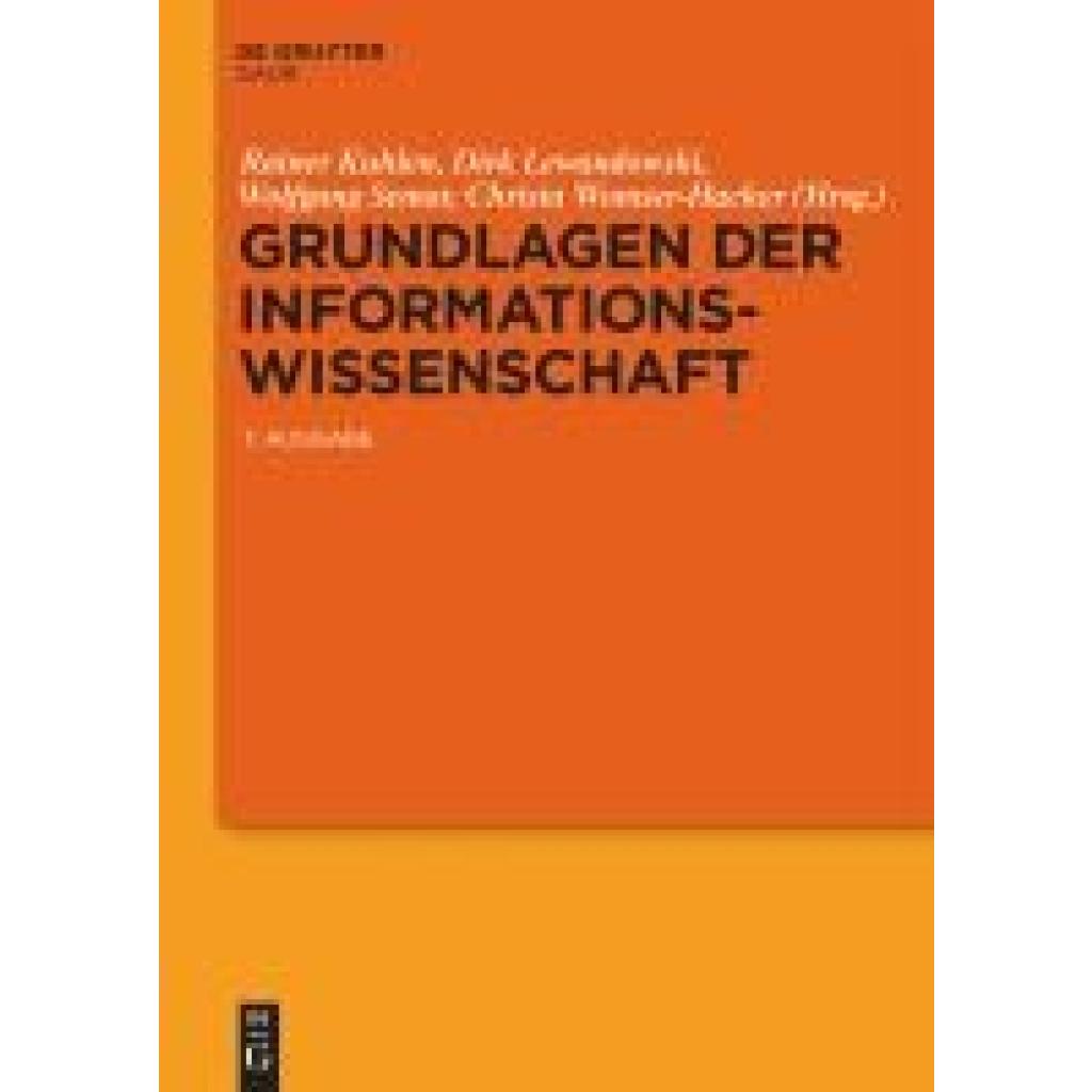 9783111532110 - Grundlagen der Informationswissenschaft