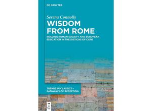 9783111536392 - Wisdom from Rome - Serena Connolly Kartoniert (TB)