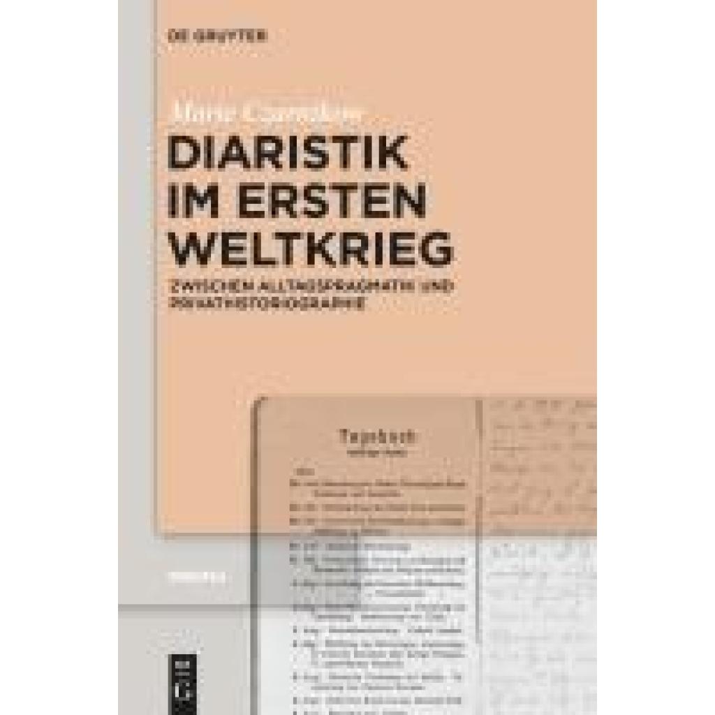 9783111539683 - Czarnikow Marie Diaristik im Ersten Weltkrieg