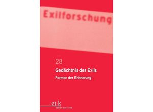 9783112423035 - Gedächtnis des Exils Kartoniert (TB)