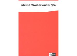 9783122708597 - Piri Ausgabe ab 2014   Meine Wörterkartei 3 4 Loseblatt