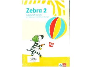 9783122710071 - Zebra 2 Arbeitsheft Sprache Arbeitsheft Lesen Schreiben mit digitalen Medien Klasse 2 2 Bde Kartoniert (TB)