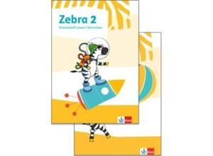 9783122710156 - Zebra 2 Arbeitsheft Sprache in Grundschrift Arbeitsheft Lesen Schreiben mit digitalen Medien Klasse 2 2 Bde Kartoniert (TB)