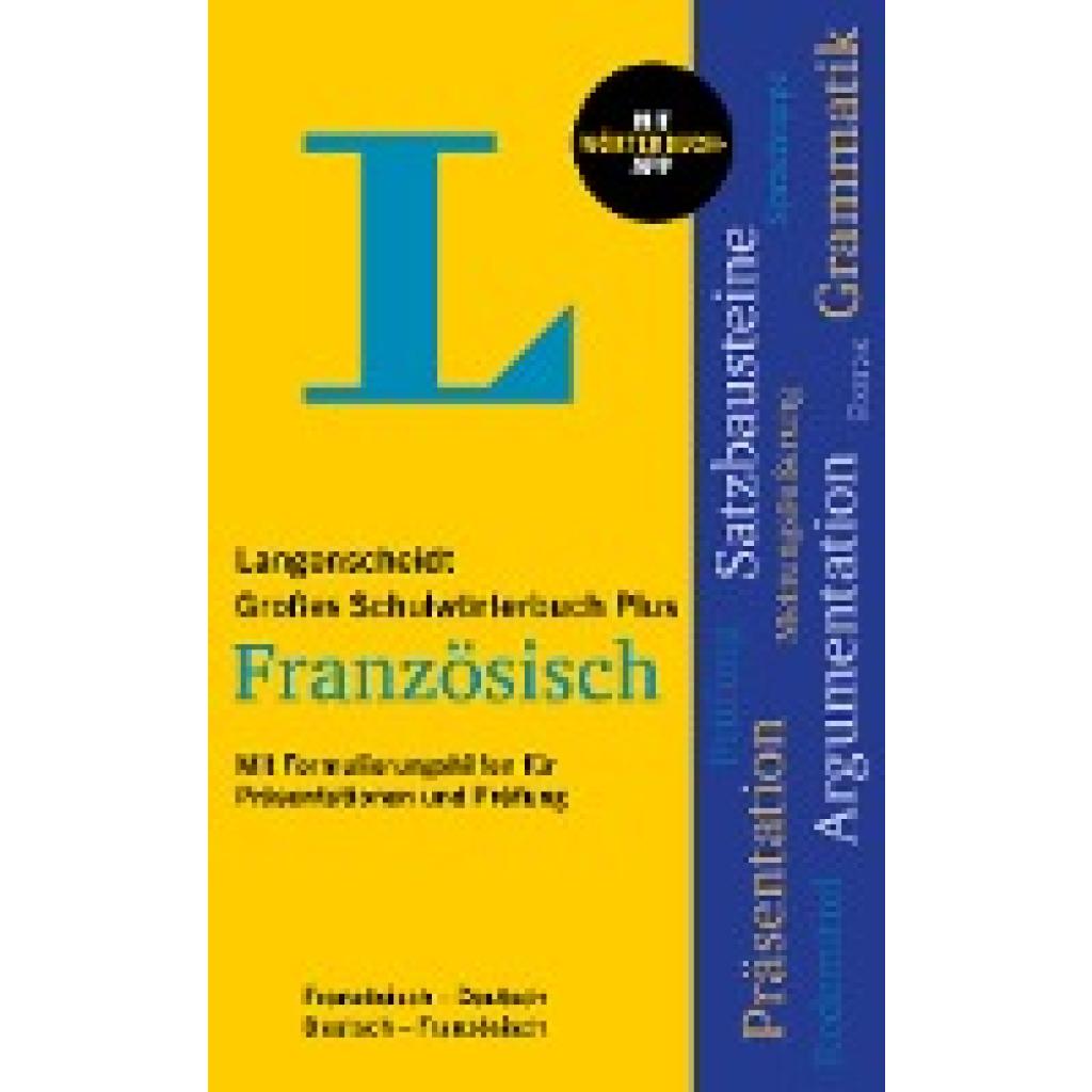 9783125145641 - Langenscheidt Großes Schulwörterbuch Plus Französisch