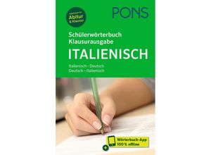 9783125161825 - PONS Schülerwörterbuch Klausurausgabe Italienisch m Buch m Online-Zugang Gebunden