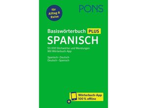 9783125162235 - PONS Basiswörterbuch Plus Spanisch m Buch m Online-Zugang Kartoniert (TB)