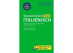 9783125162242 - PONS Basiswörterbuch Plus Italienisch m Buch m Online-Zugang Kartoniert (TB)