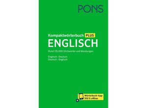 9783125162501 - PONS Kompaktwörterbuch Plus Englisch m Buch m Online-Zugang Gebunden