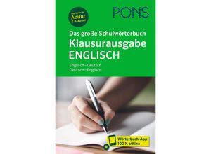 9783125163577 - PONS Das große Schulwörterbuch Klausurausgabe Englisch m Buch m Online-Zugang Gebunden