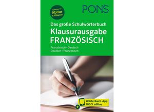 9783125163584 - PONS Das große Schulwörterbuch Klausurausgabe Französisch m Buch m Online-Zugang Gebunden