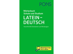 9783125163980 - PONS Wörterbuch für Schule und Studium Latein m Buch m Online-Zugang Gebunden