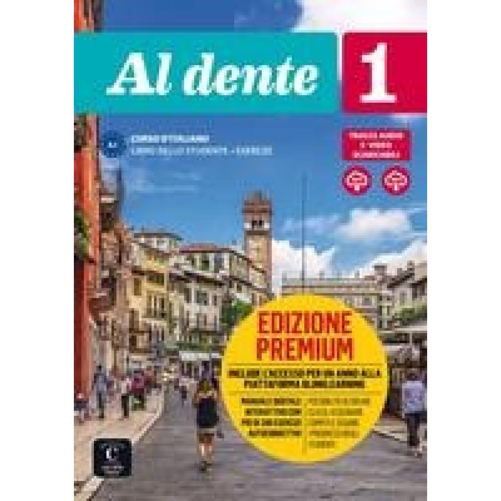 9783125253940 - Al dente 1 (A1) Libro dello studente+ esercizi + CD + DVD + Premium