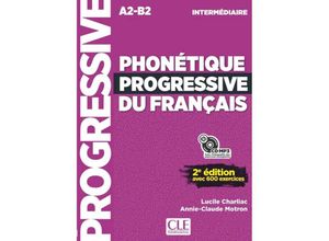 9783125299689 - Phonétique progressive du français   Phonétique progressive du Français Niveau intermédiaire 2e édition m MP3-CD Kartoniert (TB)