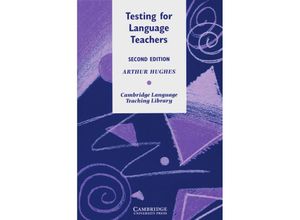 9783125338760 - Testing for Language Teachers - Arthur Hughes Kartoniert (TB)