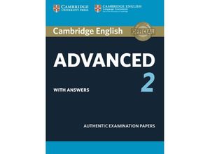 9783125354197 - Cambridge English Advanced 2 for updated exam - Students Book with answers Kartoniert (TB)