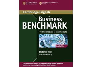 9783125403109 - Business Benchmark 2nd ed Business Benchmark B1 Pre-intermediate Intermediate 2nd edition Kartoniert (TB)