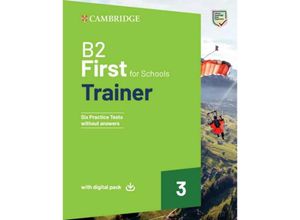 9783125406568 - B2 First for Schools Trainer 3 Kartoniert (TB)