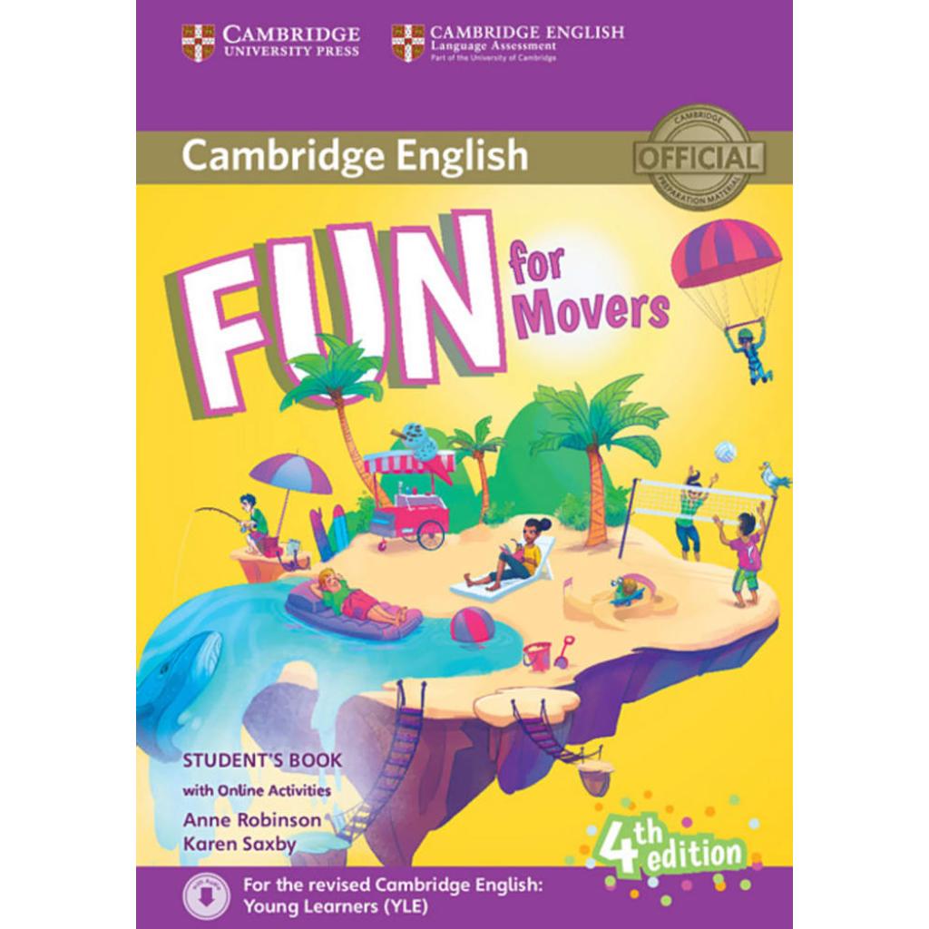 9783125410329 - Cambridge English   Fun for Movers (Fourth Edition) - Students Book with Audio-CD and online activities Kartoniert (TB)