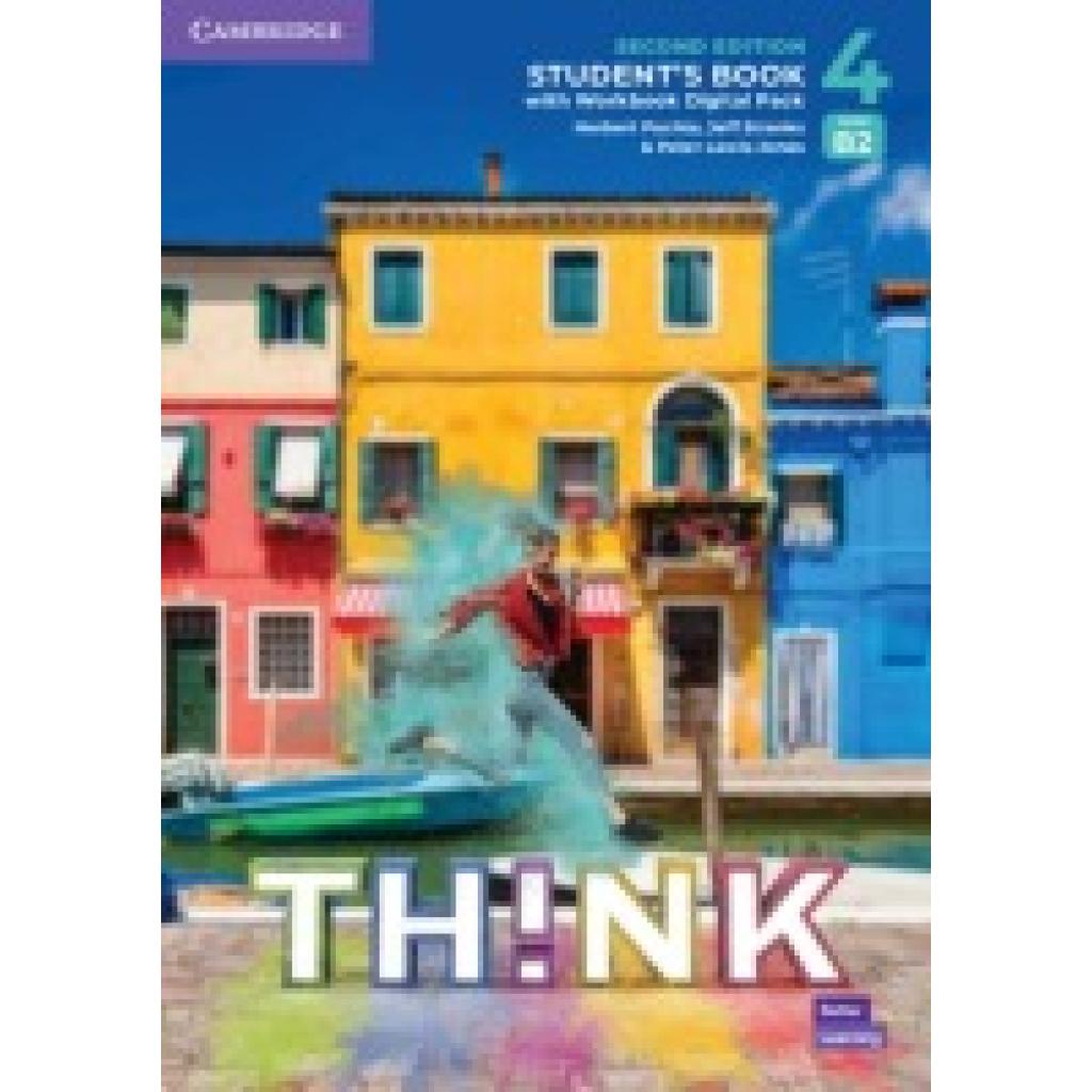 9783125418189 - Lewis-Jones Peter Think Second Edition Level 4 Students Book with Workbook Digital Pack