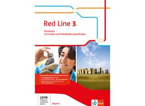 9783125469785 - Frank Haß - GEBRAUCHT Red Line 3 Ausgabe Bayern Workbook mit Audio-CD und Vokabelübungssoftware Klasse 7 (Red Line Ausgabe für Bayern ab 2017) - Preis vom 02062023 050629 h